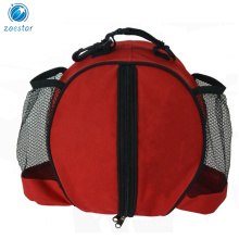 Custom Ball Bag with Bottle Pocket Sport Shoulder Backpack for Single Soccer Basketball Volleyball